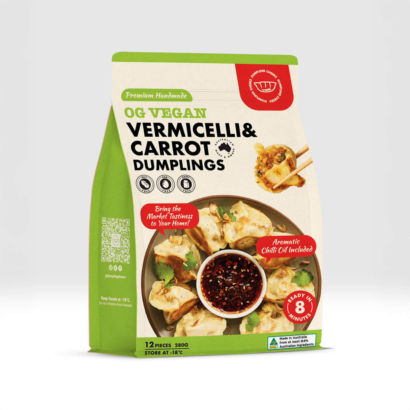 OG Vegan Vermicelli & Carrot Dumplings